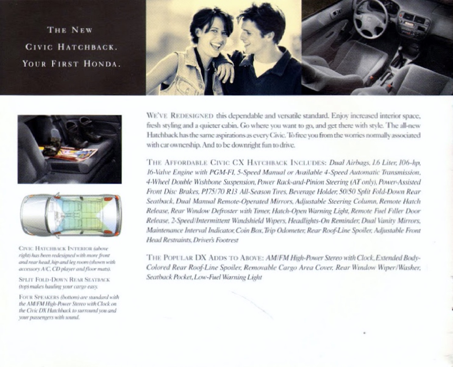 1996 Honda Brochure Page 22